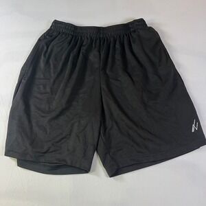 NY Threads Mens Athletic Mesh‎ Basketball Shorts Black Size Large
